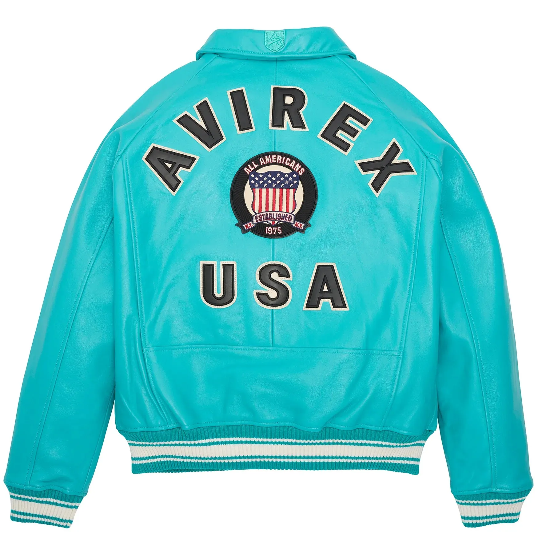 AVIREX ICON JACKET  TURQUOISE