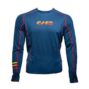 BARE 50TH ANNIVERSARY RASHGUARD, MENS, RETRO NAVY