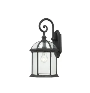 Benedict Outdoor Black Wall Sconce