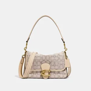 Coach Soft Tabby Shoulder Bag In Signature Jacquard