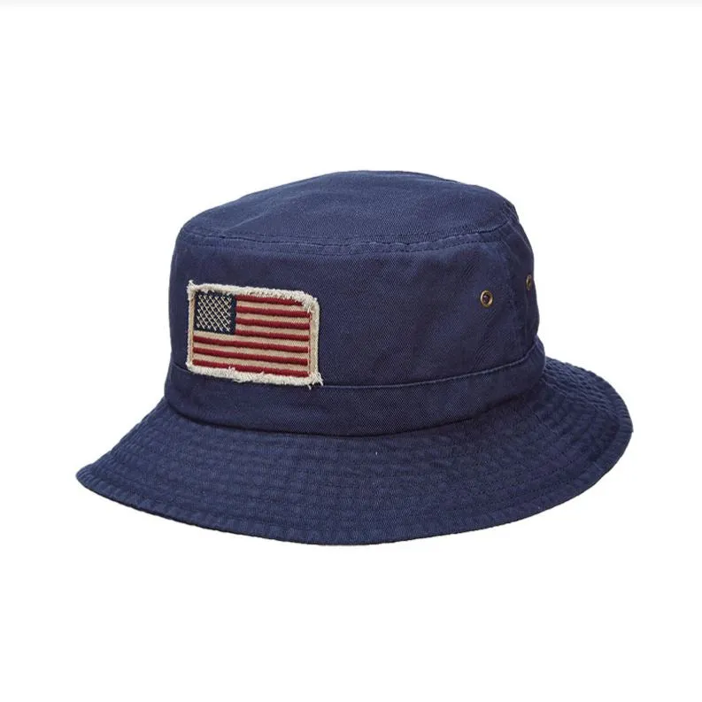 Dorfman USA Twill Bucket Hat