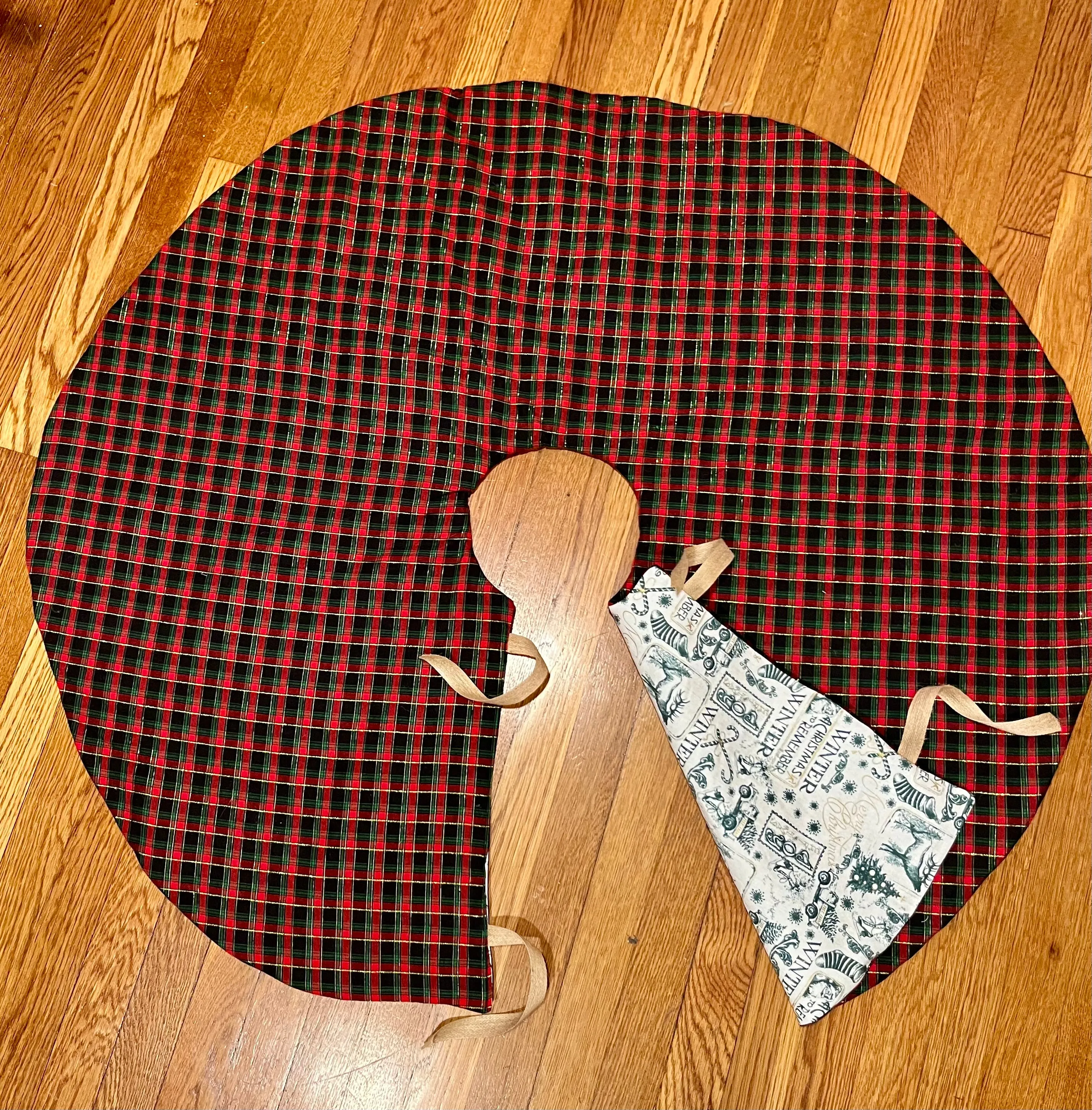 Handmade Christmas Tree Skirts by Bridget