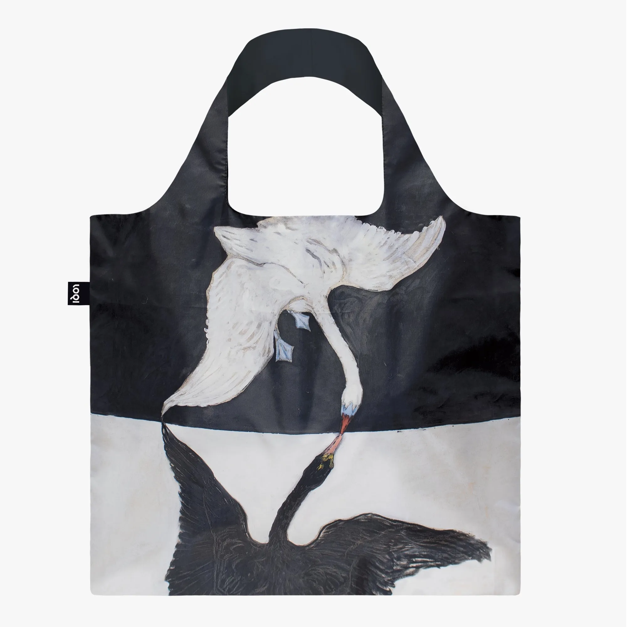 Loqi Tote Bag with Zip Pouch - The Swan