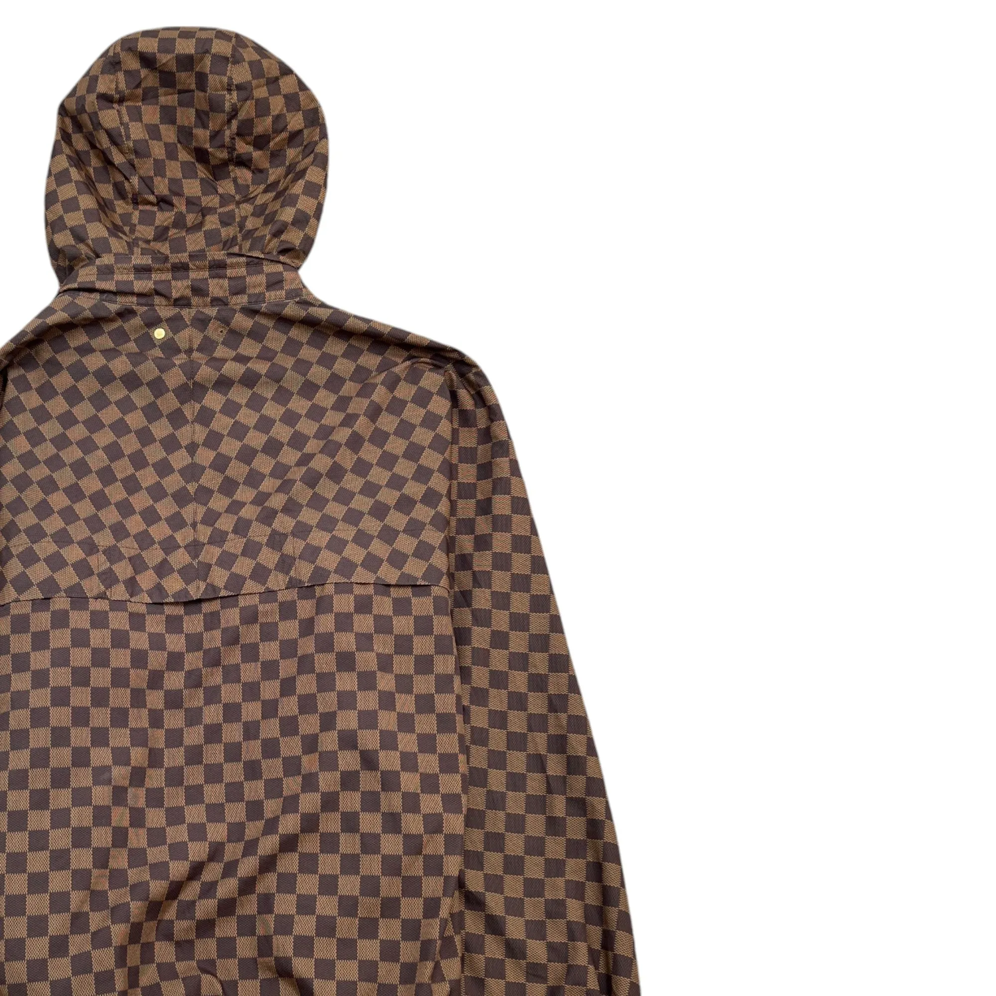 Men's Damier Reversible Windbreaker Brown Size IT 50 / L