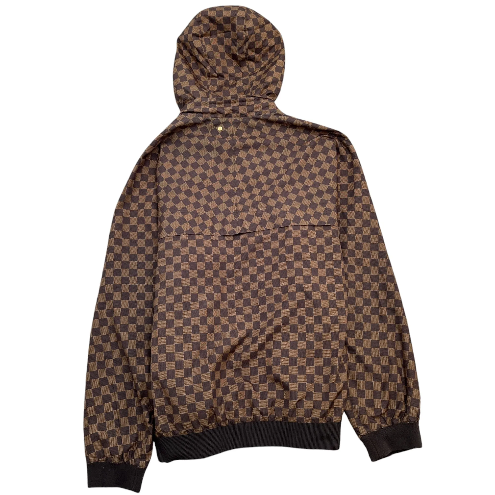 Men's Damier Reversible Windbreaker Brown Size IT 50 / L