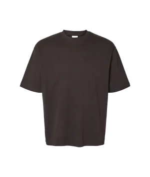 Oversized Short-sleeved T-shirt - Brown