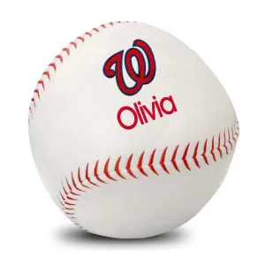 Personalized Washington Nationals Plush Baseball