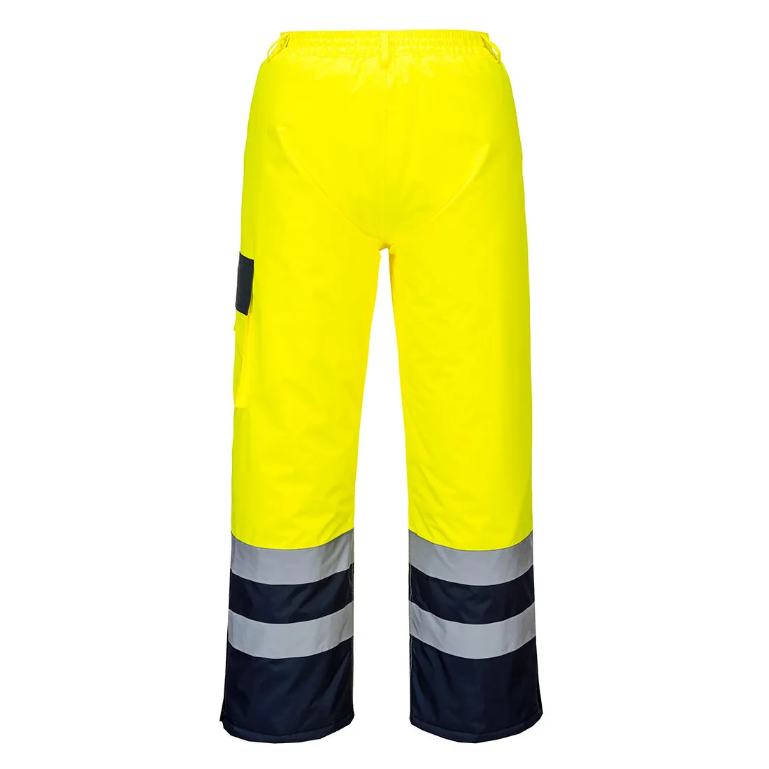 PW S686 - Hi-Vis Contrast Trousers - Lined