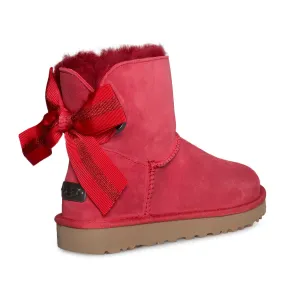 UGG Customizable Bailey Bow Mini Ribbon Red Boots - Women's