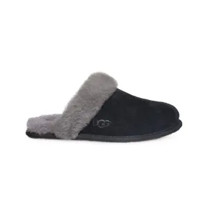 UGG Scuffette II Black / Grey Slippers