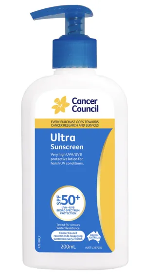 Ultra Sunscreen SPF50  200ml