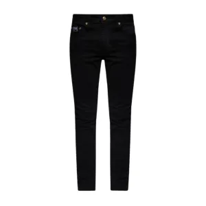 Versace Jeans Couture Piece Number Slim Fit Black Denim Jeans