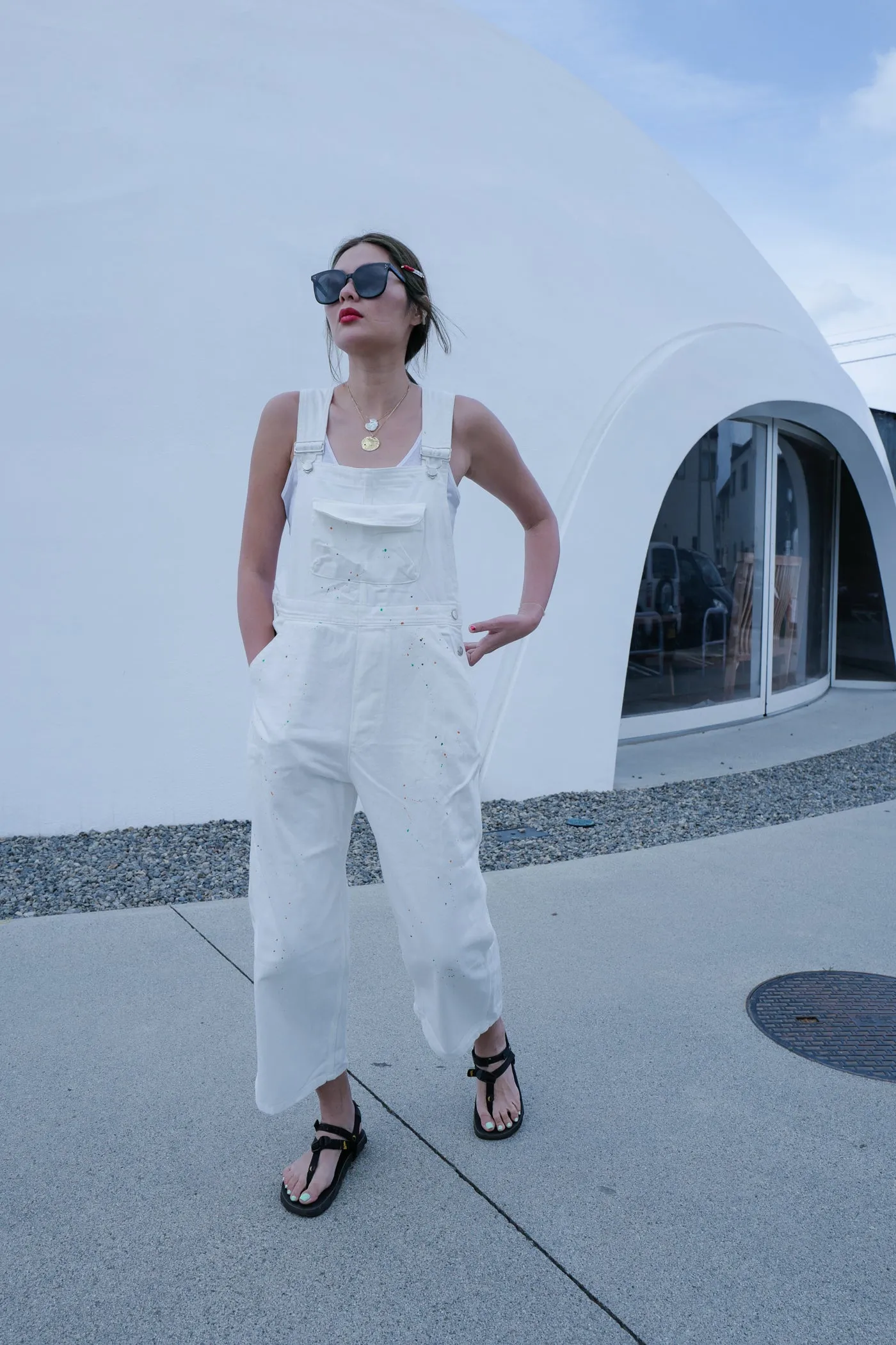 White Lacquer Dungaree *BEST BUY*